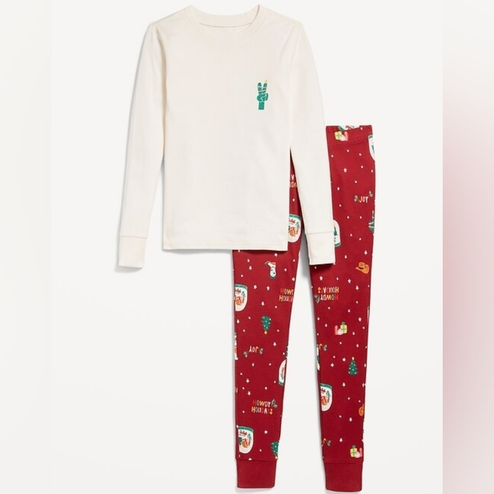Old Navy Gender-Neutral Size 5T Graphic Snug-Fit Pajama Set for Kids